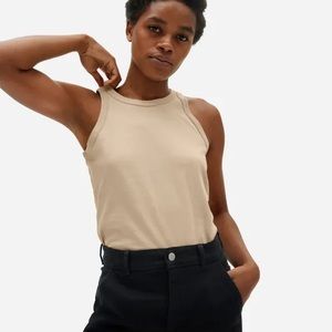 Everlane organic cotton cutaway tank